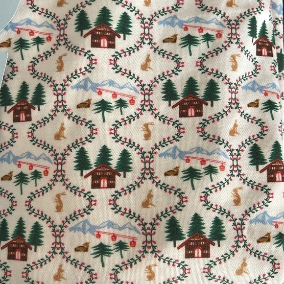 Hill House The Charlotte Sleep Tee Organic Cotton Short Sleeve in Ski Chalet NWT - Picture 6 of 6